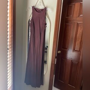 America Eagle Elegant Sleeveless Brown Dress